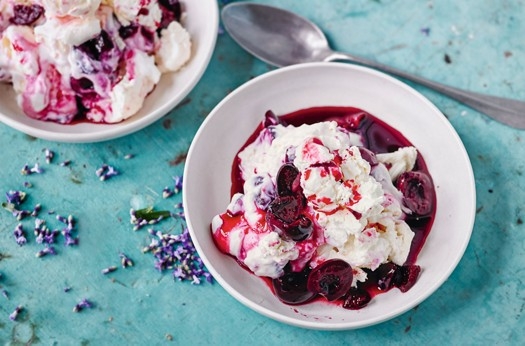 Cherry eton mess