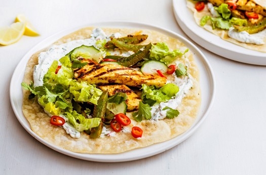 Tandoori paneer roti wraps