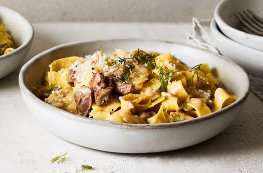Lamb shoulder ragù bianco