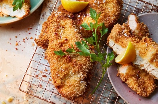 The best chicken schnitzel
