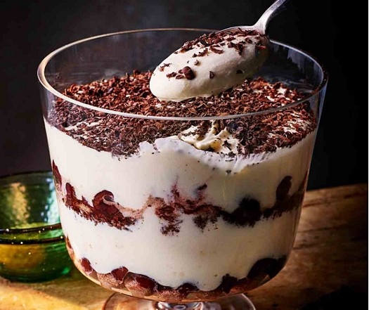 Chocolate & cherry tiramisu