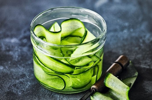 Quick pickled cucumber