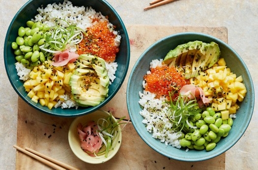 Mixed poke bowl