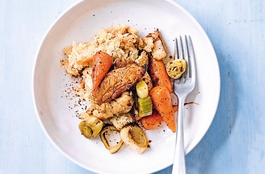 Maple chicken & parsnip mash