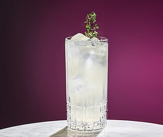 Pear vodka collins
