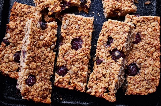 Blueberry oat bars