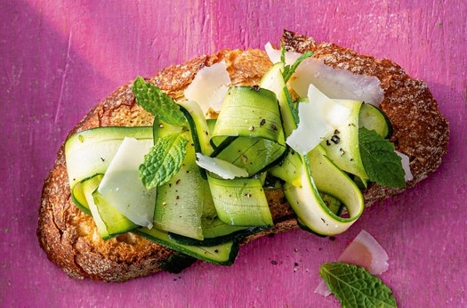 Courgette & pecorino toast