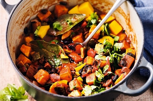 Black bean stew