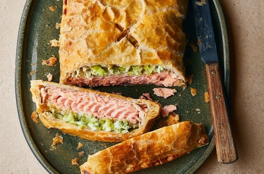 Easy salmon en croûte