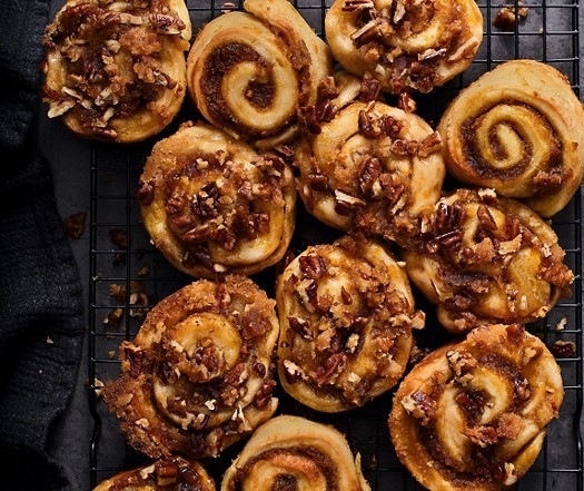 Squash & spice sticky buns