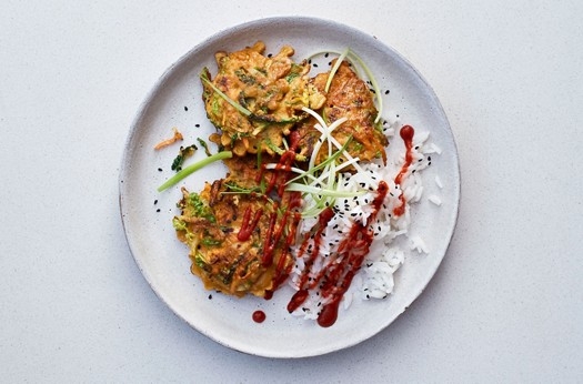 Korean-style vegetable pancakes