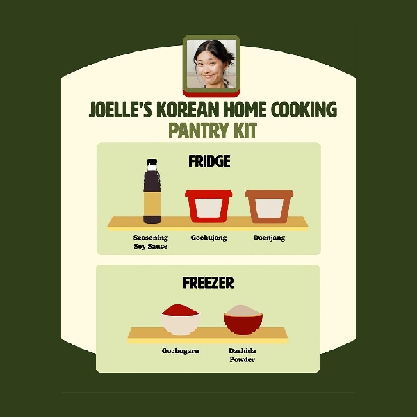 Joelle’s korean home cooking pantry kit