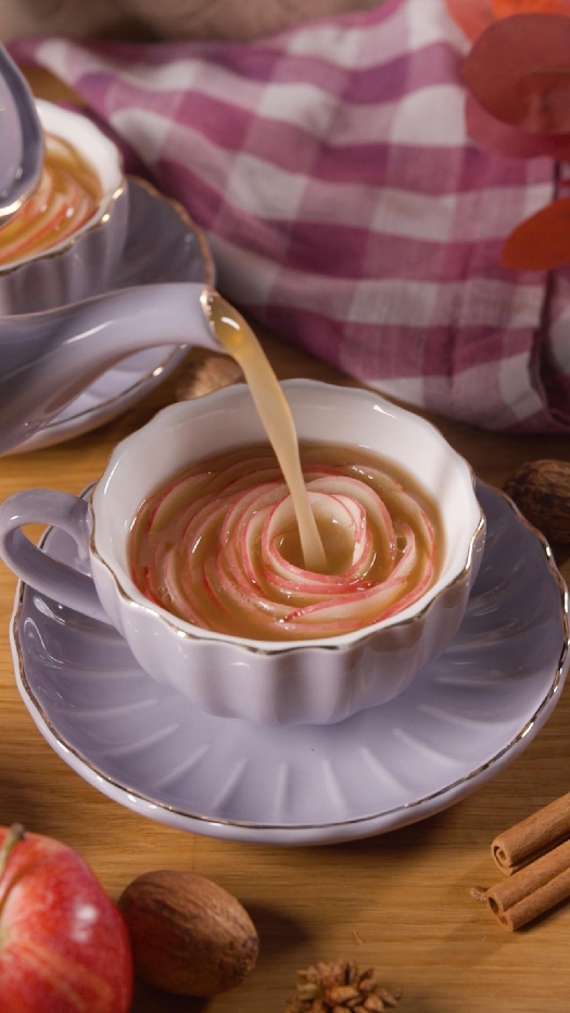 Apple cider hot toddy