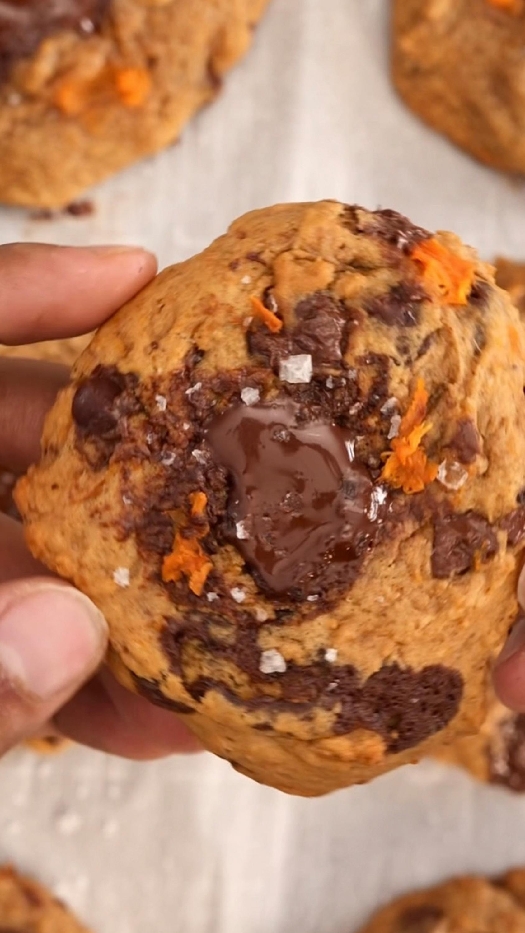 Brown butter sweet potato chocolate chip cookies