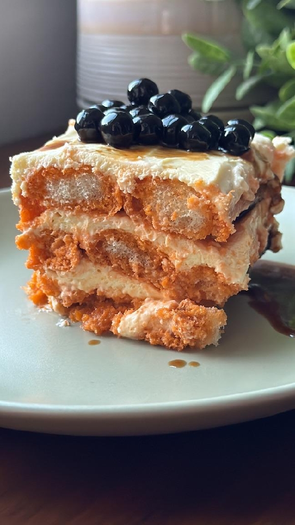 Thai tea tiramisu
