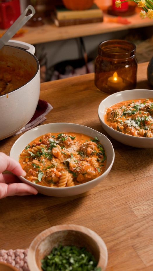 Marry me chicken meatball soup