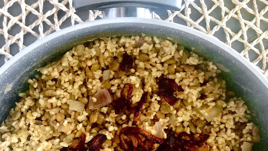 Bulgur mujaddara