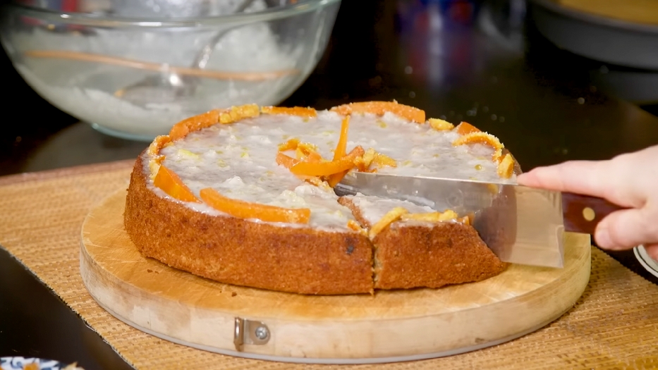 Citrus peel cake