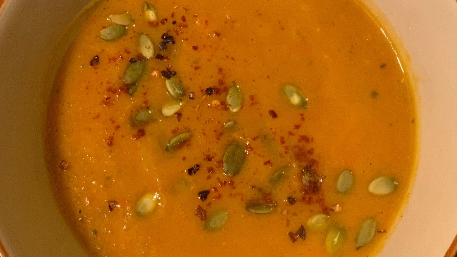 Anacortes carrot ginger soup