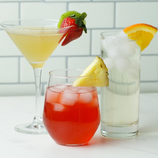 Juice pouch cocktails 3 ways