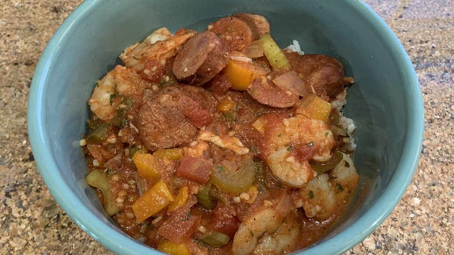 Slow cooked jambalaya
