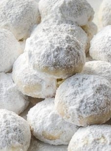 Coconut-lime mexican wedding cookies