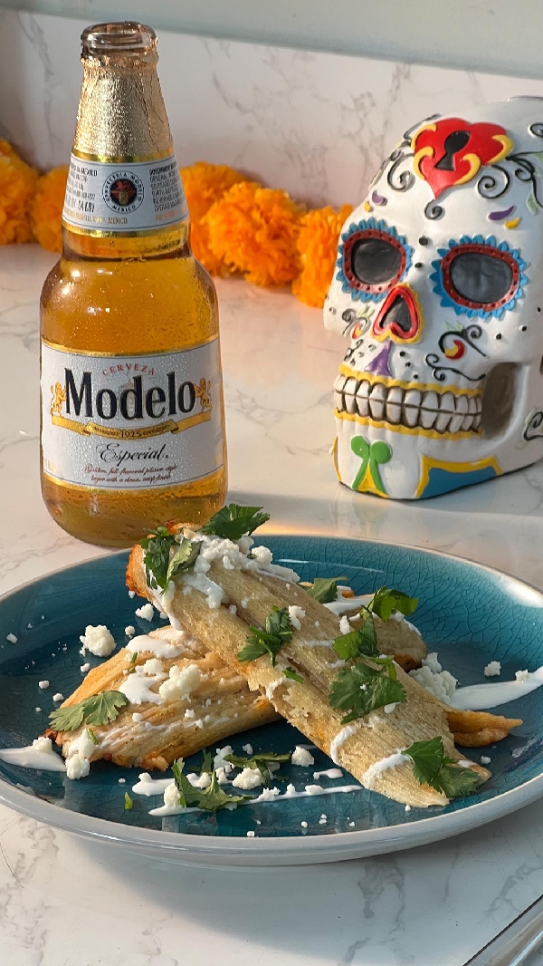 Red chile pork tamales