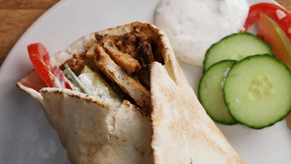 Homemade chicken shawarma with ben stiller and ahmed badr