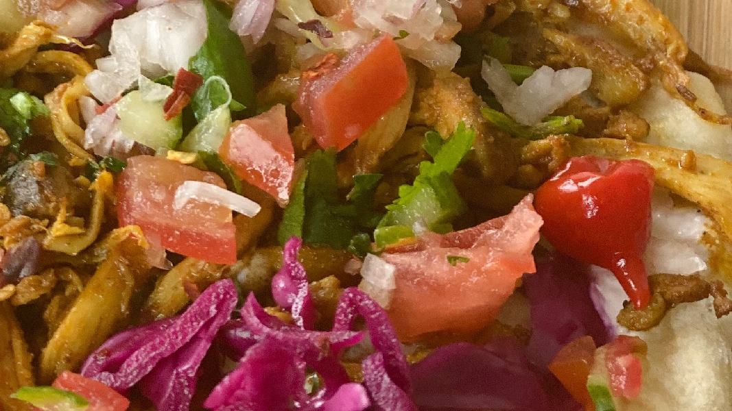 Spicy pulled mushroom