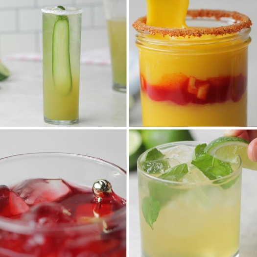 Summer party drink flight