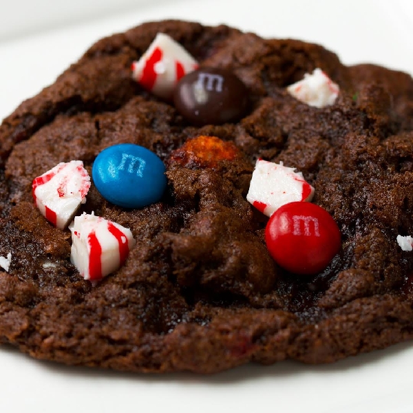 M&m’s® chocolate peppermint cookies