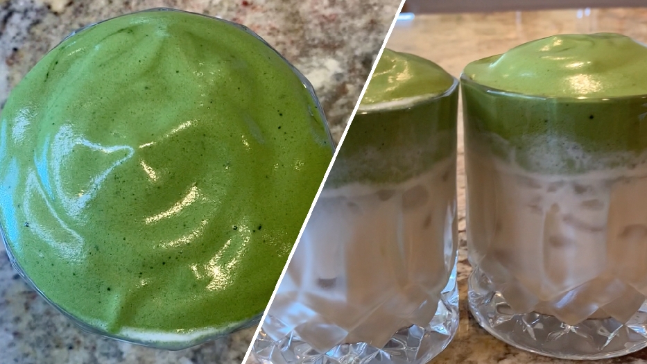 Dalgona matcha white russian
