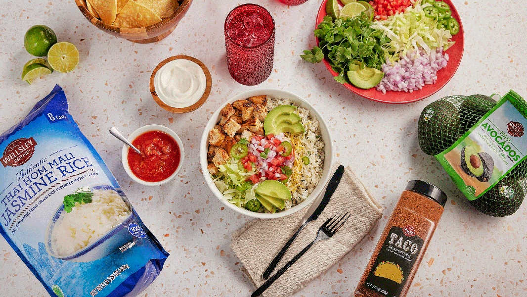 Chicken burrito bowls