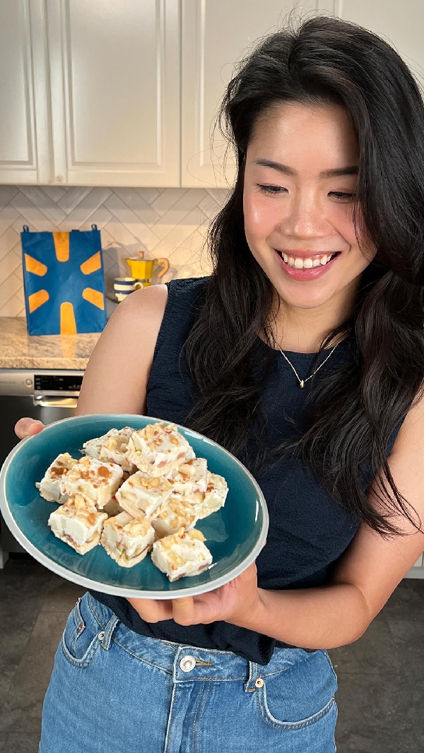 Yogurt-covered fruit bites