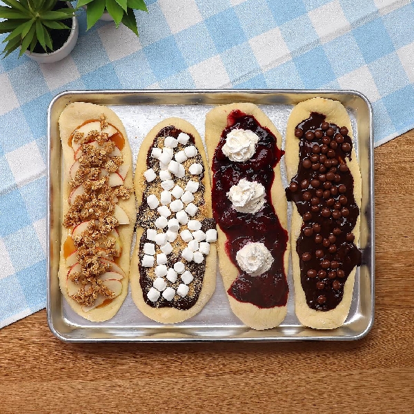 Canadian flat donuts 4 ways