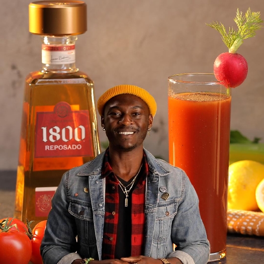 Taste of the garden cocktail