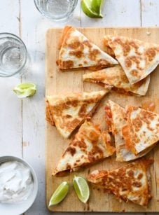 Chicken quesadillas