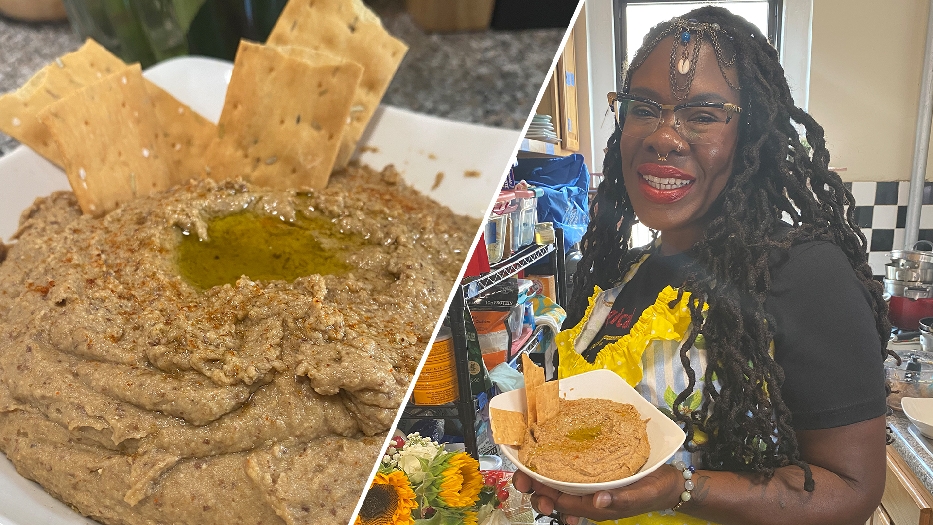 Black power hummus by tanya fields