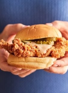 Fried chicken sandwiches