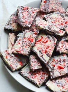 Peppermint bark