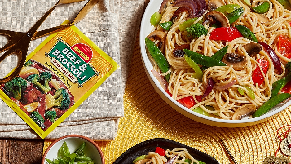 Garden lo mein