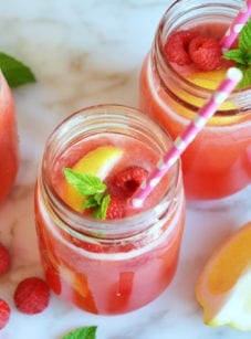 Raspberry lemonade