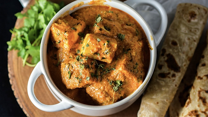 Authentic paneer butter masala