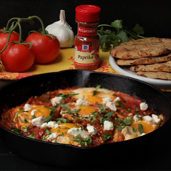 Smoky and spicy shakshuka