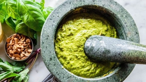 Middle eastern lemon pesto