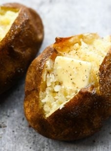 Baked potatoes
