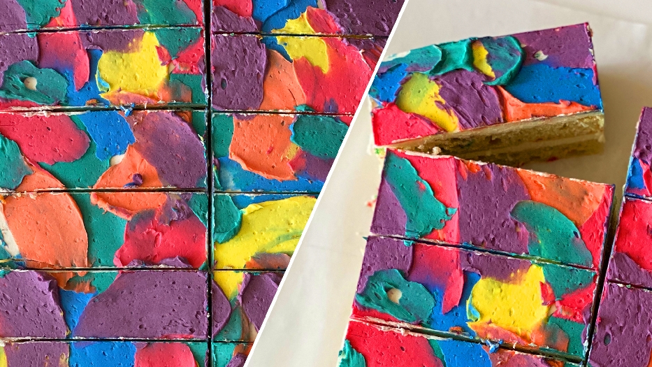 Superfetti buttermilk cake bars as made by heather wong