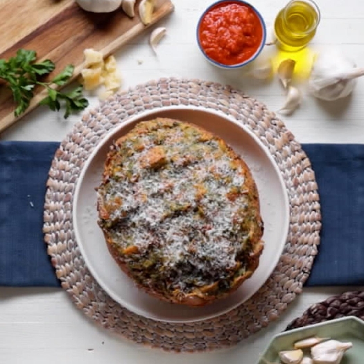 40-clove garlic bread