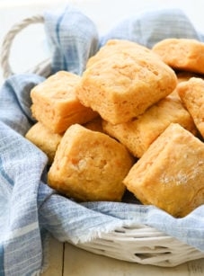 Sweet potato biscuits