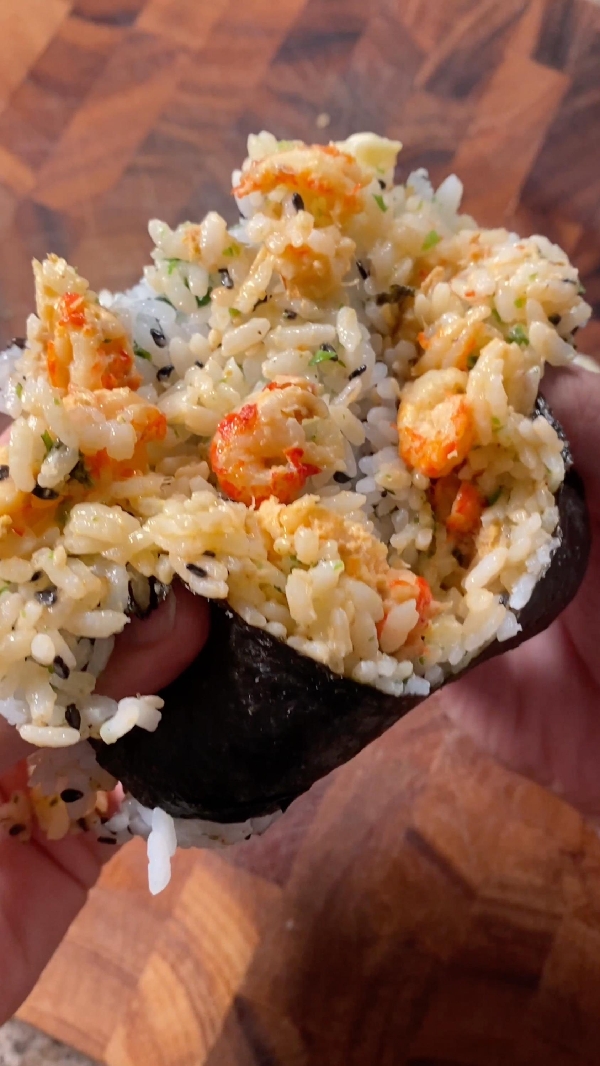 Crawfish onigiri